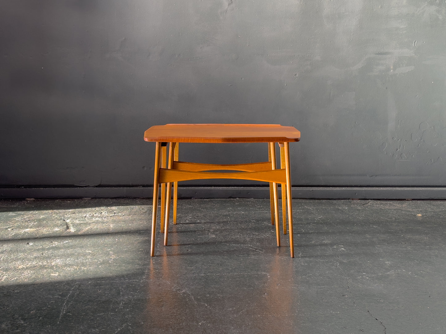 Teak Nesting Tables by Hovmand-Olsen for Mogens Kold