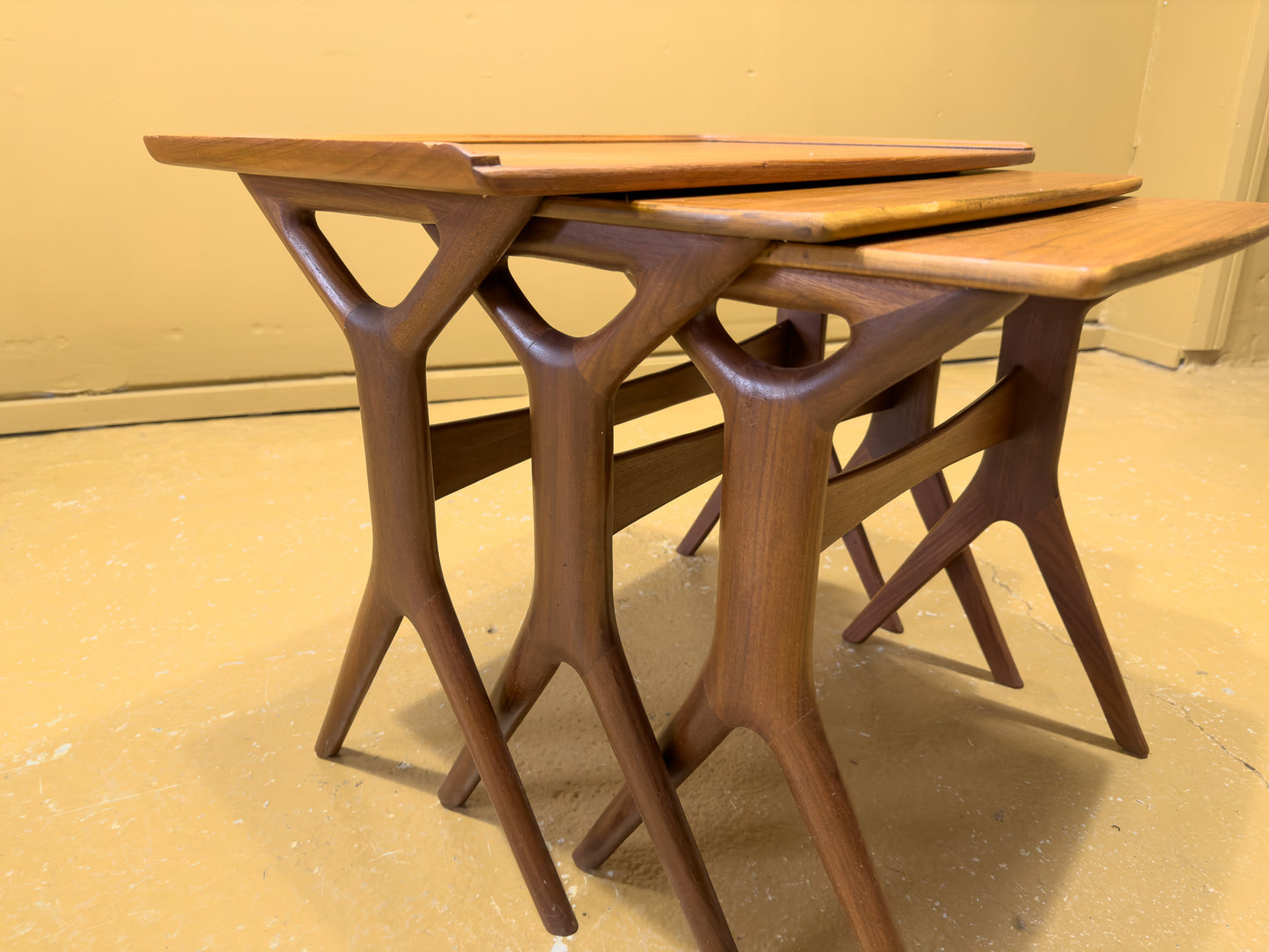 Johannes Andersen Teak Nesting Tables