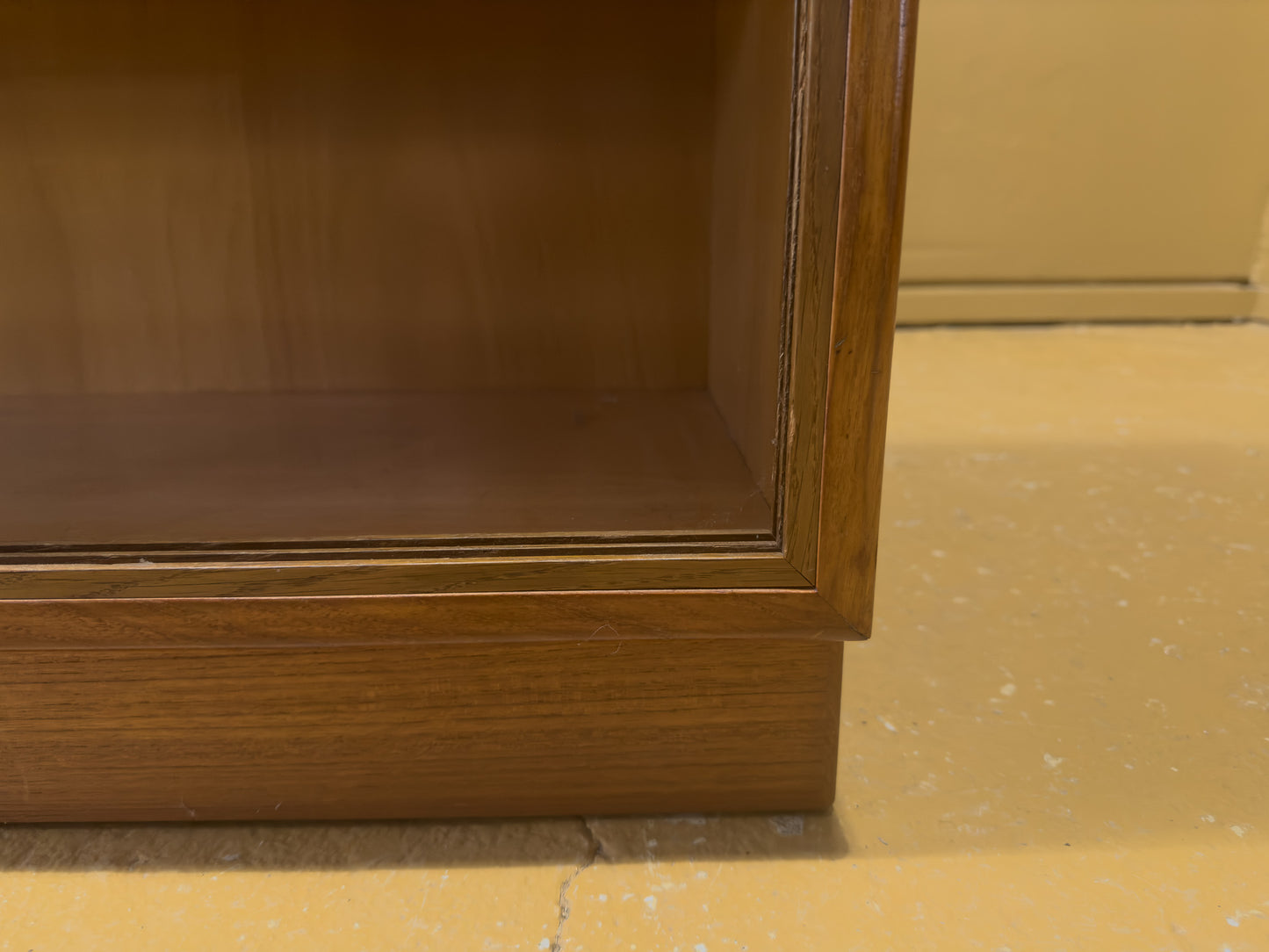 Teak and Beech Display Cabinet