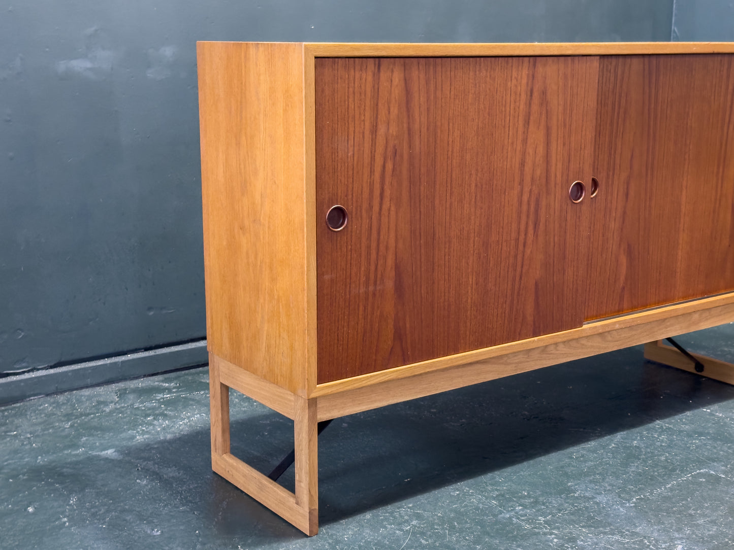 Oak and Teak Børge Mogensen Sideboard