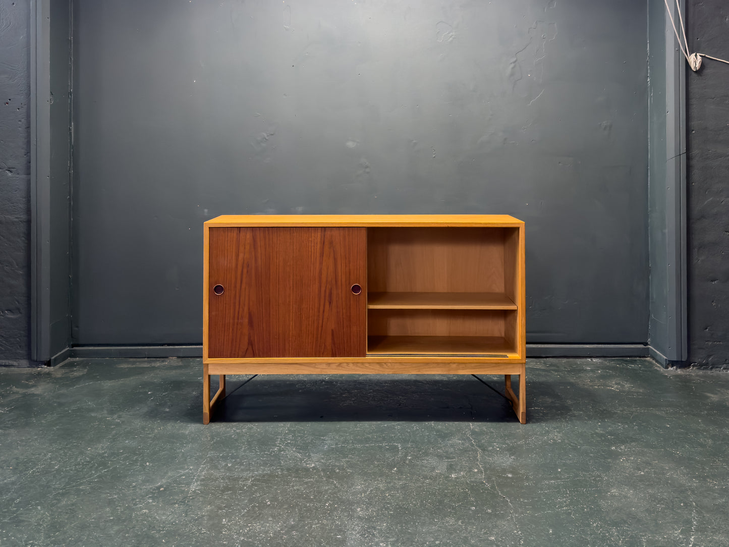 Oak and Teak Børge Mogensen Sideboard