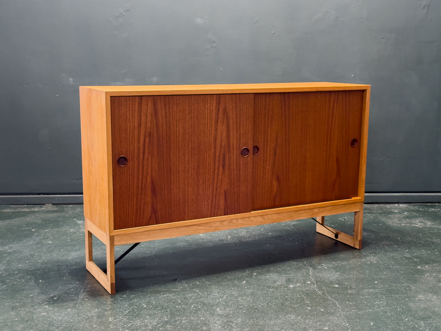 Oak and Teak Børge Mogensen Sideboard