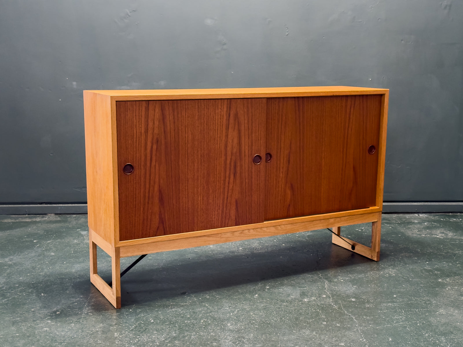 Oak and Teak Børge Mogensen Sideboard