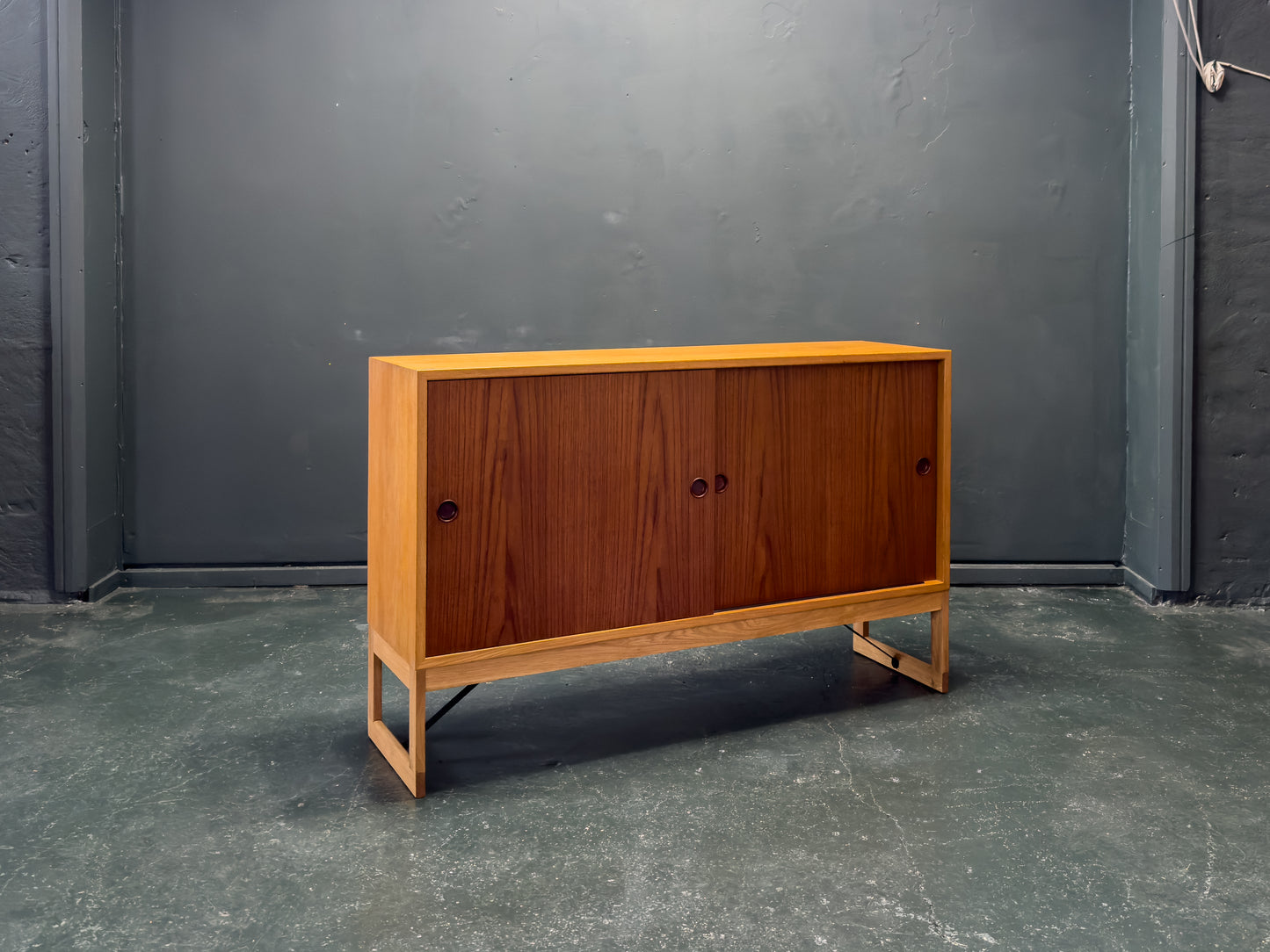 Oak and Teak Børge Mogensen Sideboard