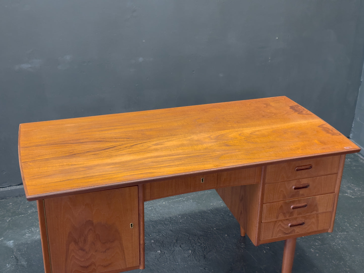 Teak Desk with Storage Units