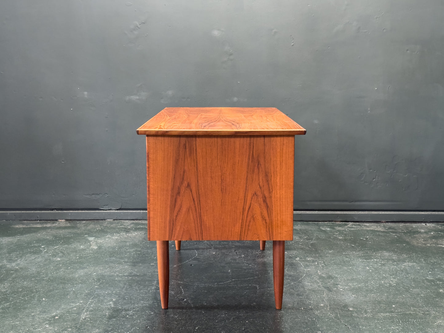Teak Desk with Storage Units