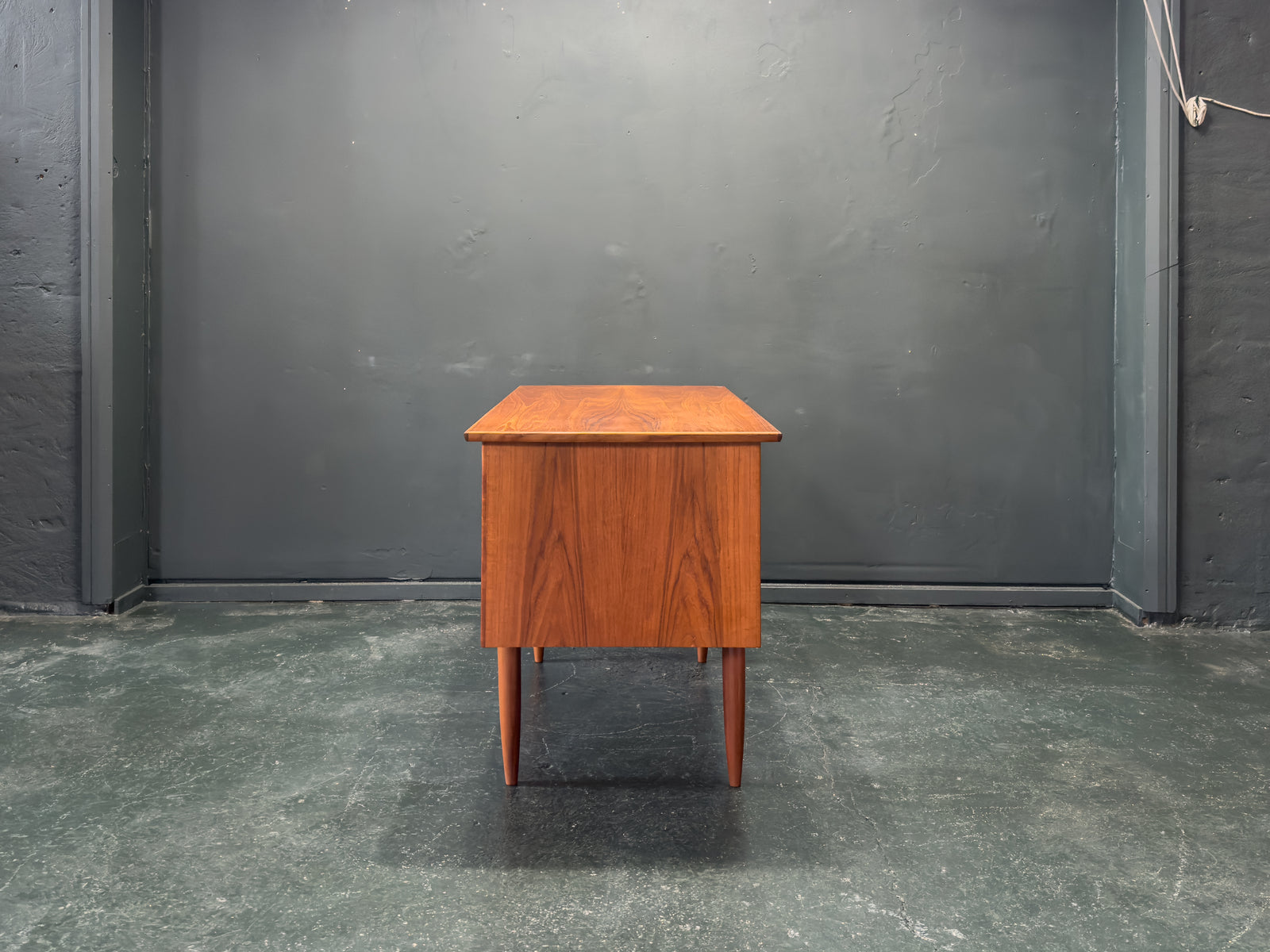 Teak Desk with Storage Units