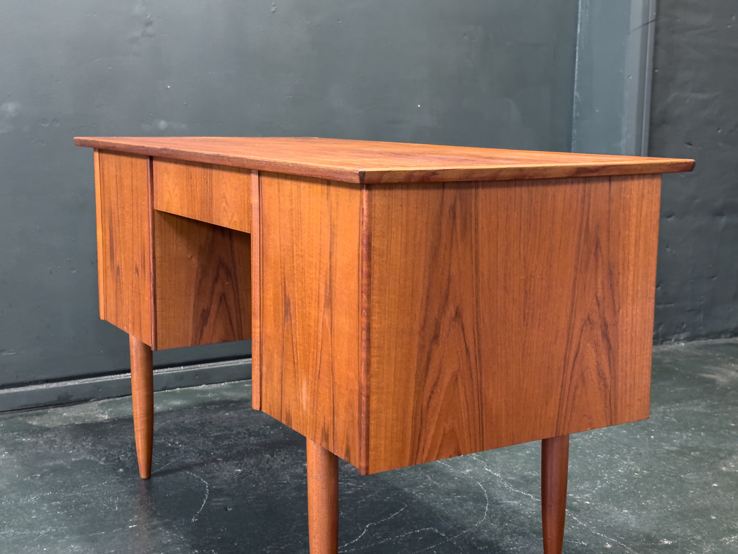 Teak Desk with Storage Units