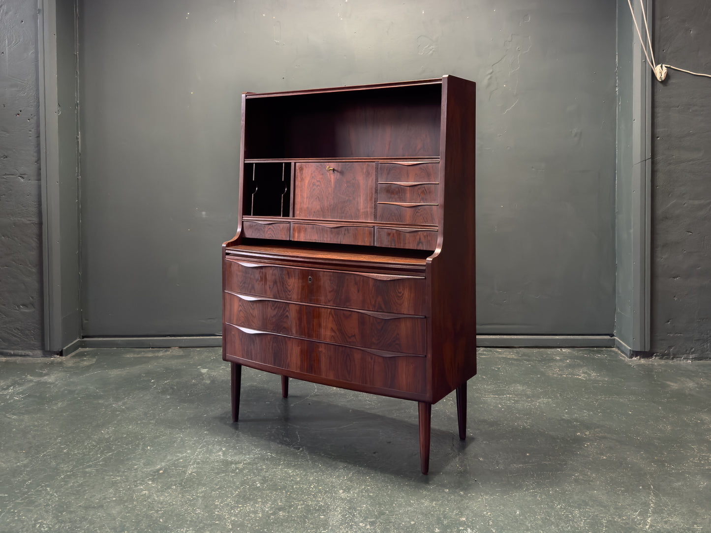 Erling Tortvits Large Rosewood Bureau