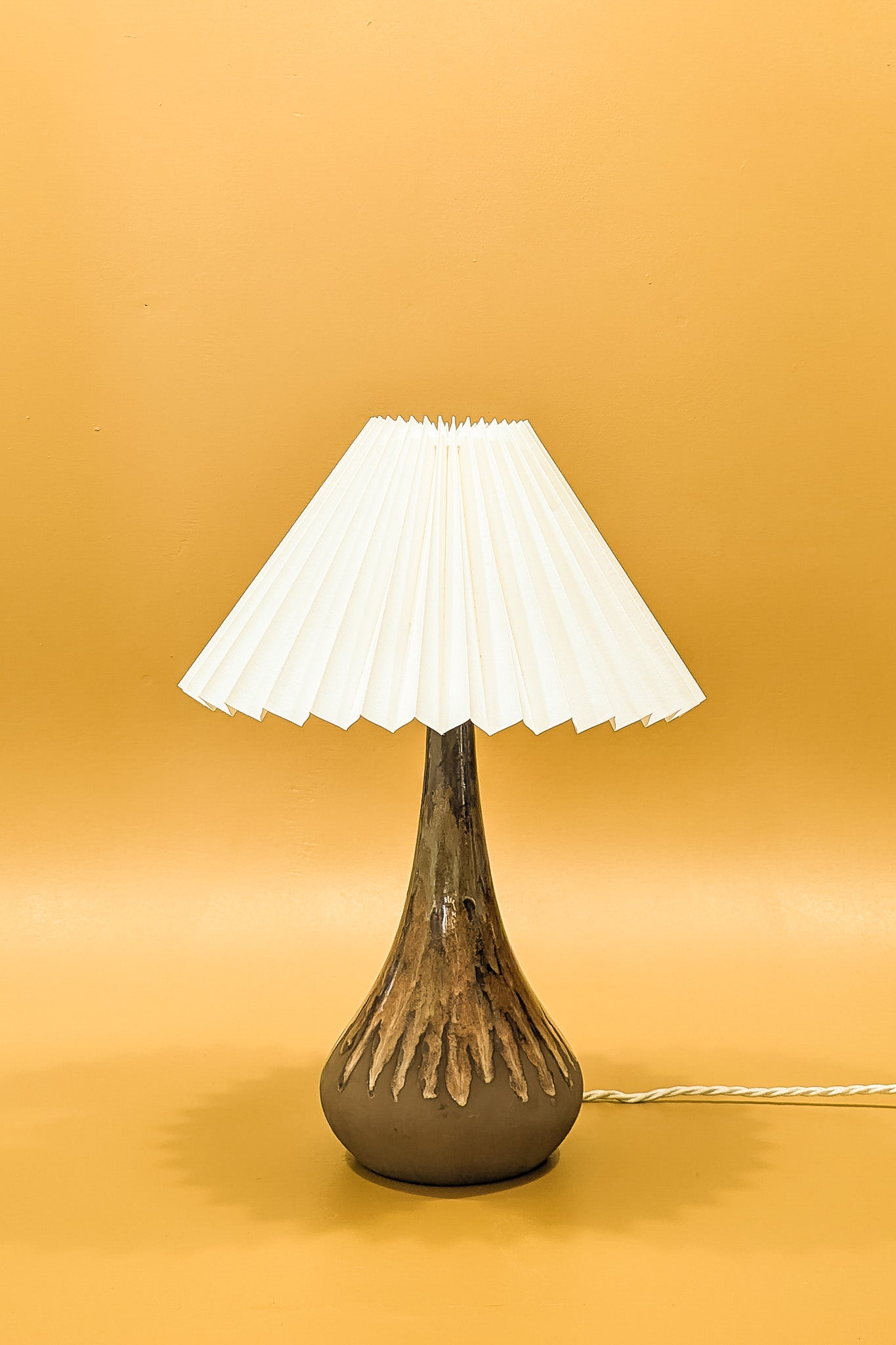 Rich Glazed Ceramic Table Lamp